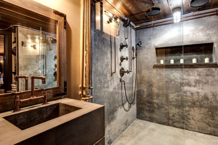 Industrial style bathroom ideas accessories bathrooms brick design tiles wall copy plus them can barcelona cosy source Industrial style bathroom ideas accessories bathrooms brick design tiles wall copy plus them can barcelona cosy source