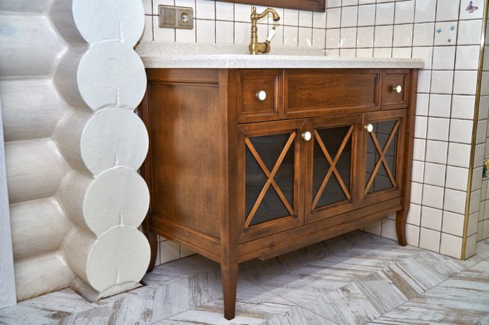 Penggunaan Kayu di Kamar Mandi Unfinished