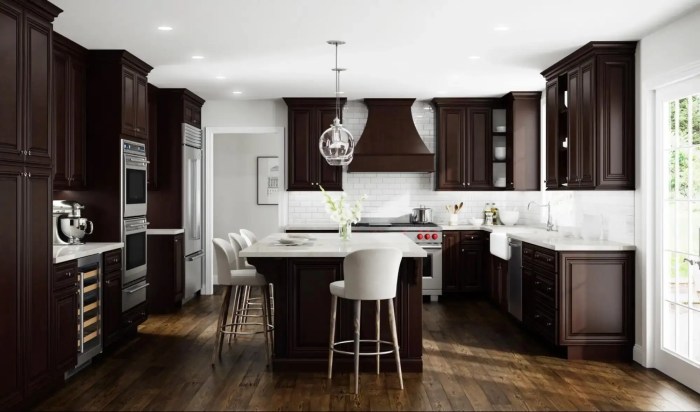Kombinasi Warna Dapur Kayu Minimalis