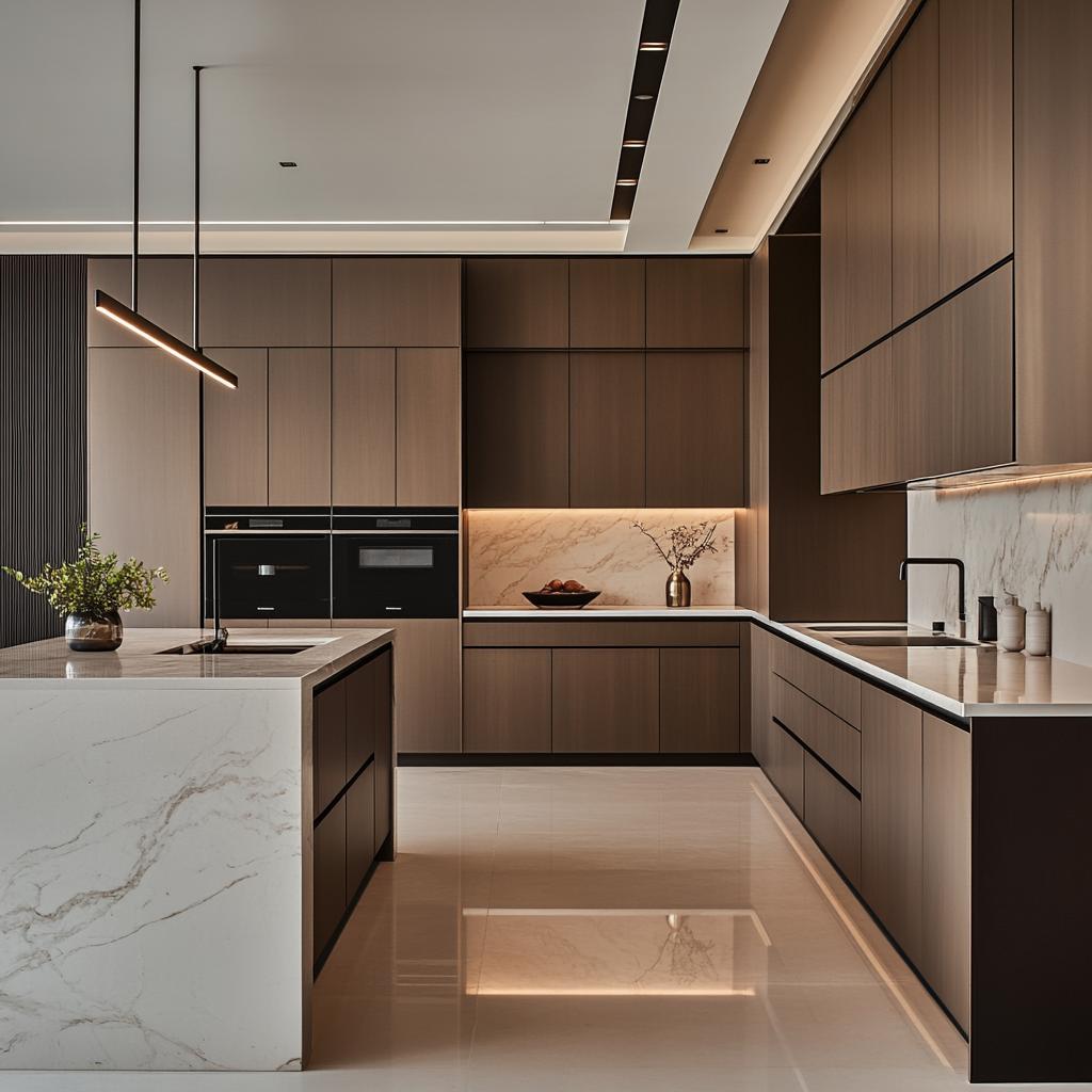 Rak dapur kayu minimalis Desain, material, dan pembangunan