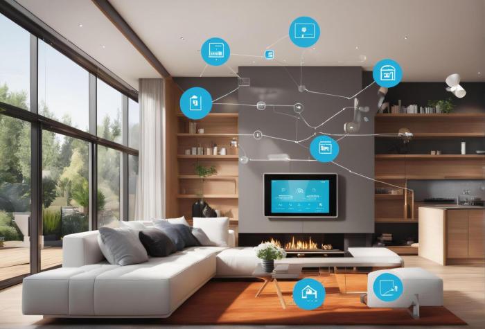 Smart home dalam rumah kontemporer
