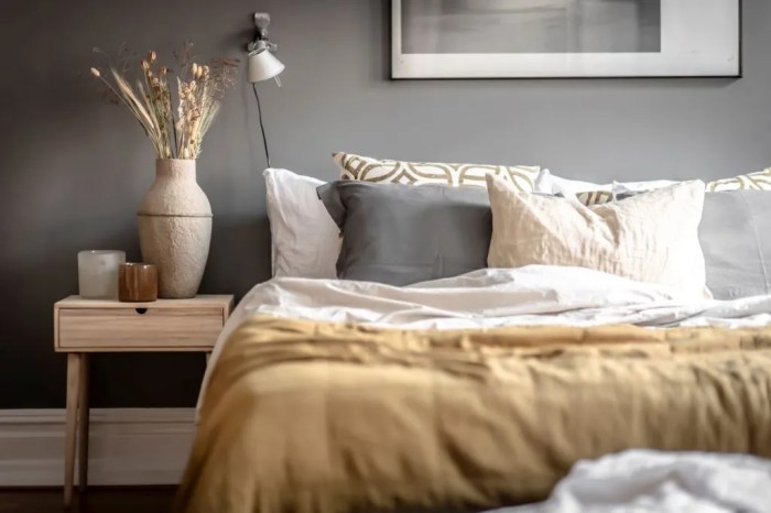 Dekorasi Kamar Scandinavian Jepang dengan Tanaman Indoor